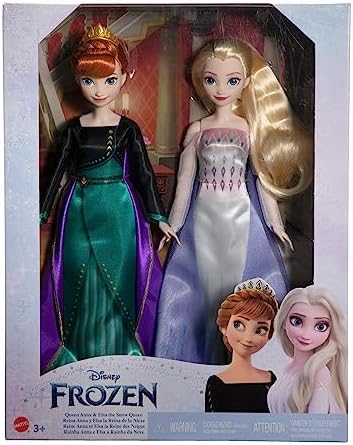 Alternative view of Frozen  Karlar Ükesi Prensesleri Anna ve Elsa - 2'li Paket, 3 yaş ve üzeri, HMK51