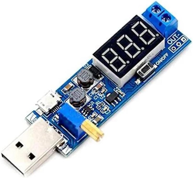 DC-DC USB Boost Güç Regülatör Modülü 3.3V 5V - 9V 12V 24V Masaüstü Güç Modülü