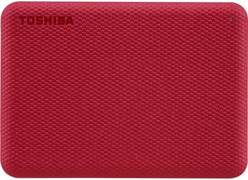 Canvio Advance 2.5" 1TB USB 3.2 Gen-1 Kırmızı (HDTCA10ER3AA) Taşınabilir Harici Sabit Disk - Görsel 3
