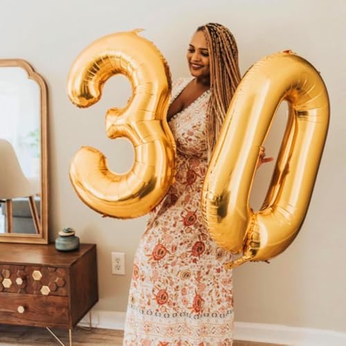 xesha 8 Yaş Doğum Günü Rakamlı Balon Yaş Günü Gold Renk Uçan Balon 102 cm Doğum Günü ve Parti Dekorasyonu Büyük Boy Folyo Balon 40 inç - 102 cm Doğum Günü Dekorasyonu Balon Yaş Sayı Helyum Balon 8 Rakamı