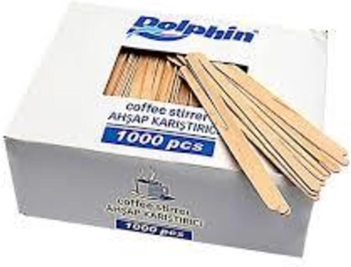 Dolphin Tahta Karıştırıcı 10cm 1000li