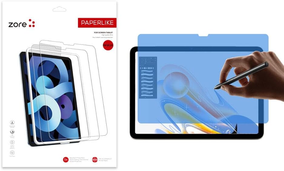 Alternative view of PSR Aksesuar Apple iPad Air 13 2025 M3 Zore Paper-Like Ekran Koruyucu – Kağıt Hissi, Yüksek Kaliteli HD Görüntü, Kaymaz Yüzey, Ultra İnce Tasarım