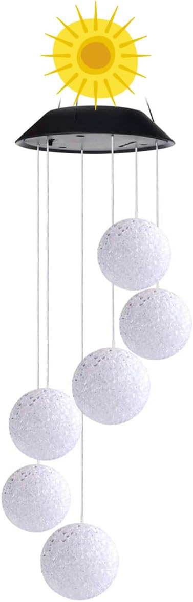 Alternative view of Güneş Enerjili Renk Geçişli Kristal Top Aydınlatma/GT-SL10