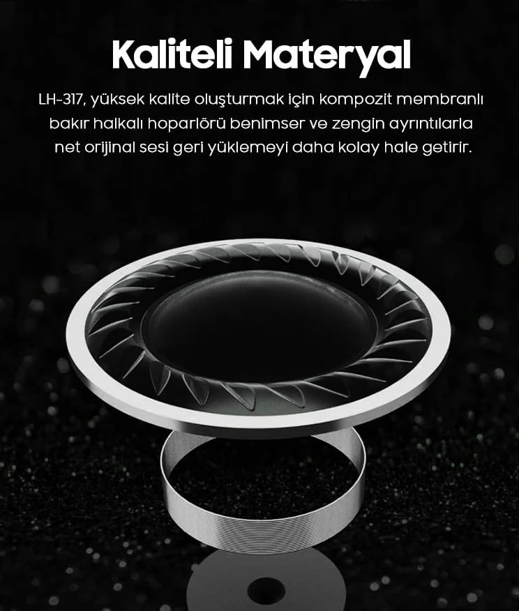 Alternative view of Mikrofonlu Kablolu Jack Girişli Kulaklık – Kopmaz Esnek Kablo - Ultra Güçlü Tasarım (Beyaz)