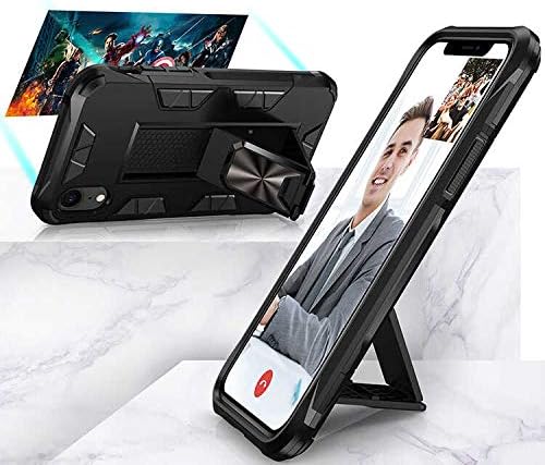 Spia Apple iPhone XR 6.1 Kılıf Siyah Alp Standlı Silikon Kılıf Orijinal Esnek İnce Geliştirilmiş Dayanıklı Darbe Karşıtı Koruyucu Yeni Nesil Tasarım (Apple iPhone XR 6.1, Siyah)