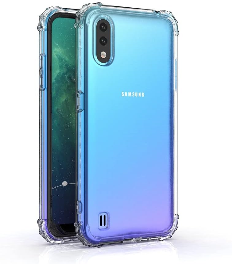 Galaxy A01 Şeffaf Airbag Antishock Köşe Korumalı Silikon Kılıf