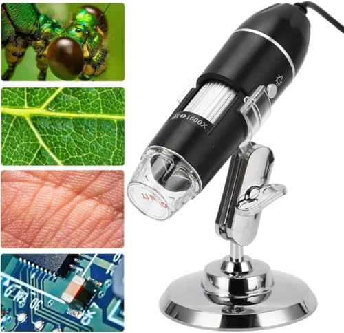Alternative view of 1600X Zoom 2MP USB Dijital Mikroskop 8 Ledli Kamera Saç, Cilt Analizi, Eğitim, Endüstriyel
