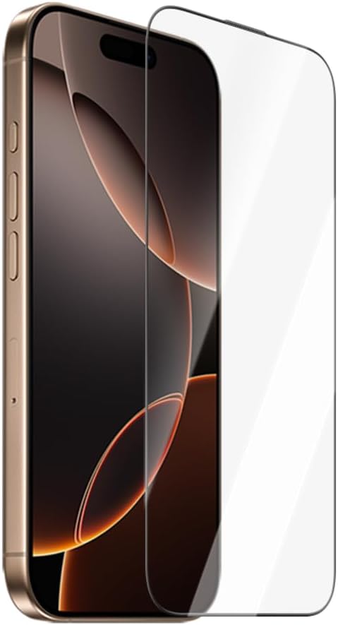 iPhone 16 Pro ile Uyumlu Crystal Essence Serisi 0.15mm 3D&HD Temperli Cam Ekran Koruyucu Şeffaf - Görsel 3