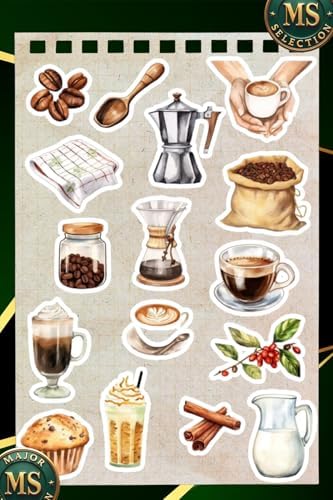 Alternative view of Coffee Vintage Retro Laptop Sticker Suya Dayanıklı Etiket