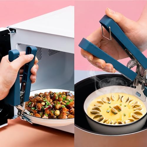 Alternative view of Mutfak Maşası, Kaymaz Ergonomik Saplı Sıcak Tencere Tabak ve Kase Tutucu, Fırın Mikrodalga ve Mutfak için Pratik Sıcak Taşıma Aparatı