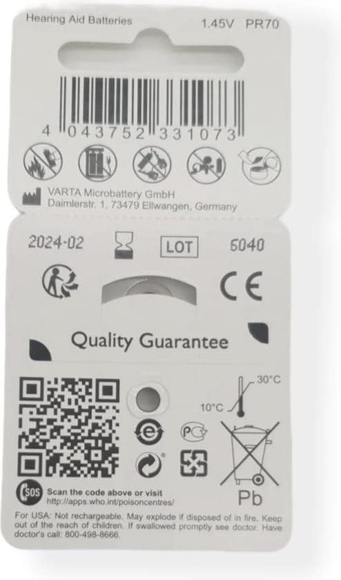 Oticon 10 Numara İşitme Cihazı Pili (10 Paket) - Görsel 3