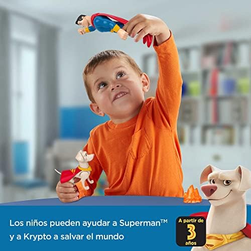 Dc Comics Imaginext Dc League Of Super Pets Kahramanlar Ve Hayvanlar Superman & Krypto - Görsel 2