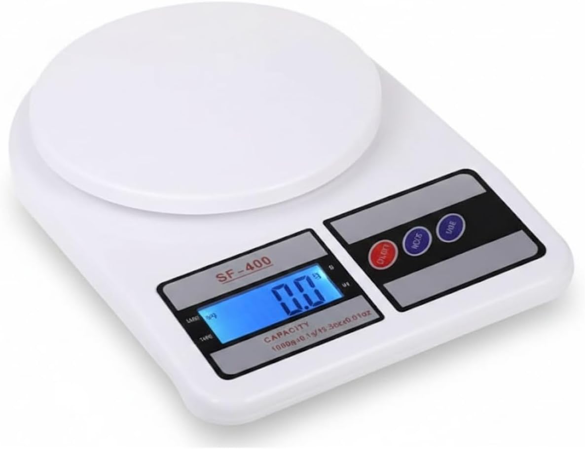 Dijital Mutfak Terazisi | 1g Hassas Ölçüm | 5000g Kapasite | LCD Ekran | Gram–ML–Oz Birim Seçimi | Tare Fonksiyonlu - Görsel 3