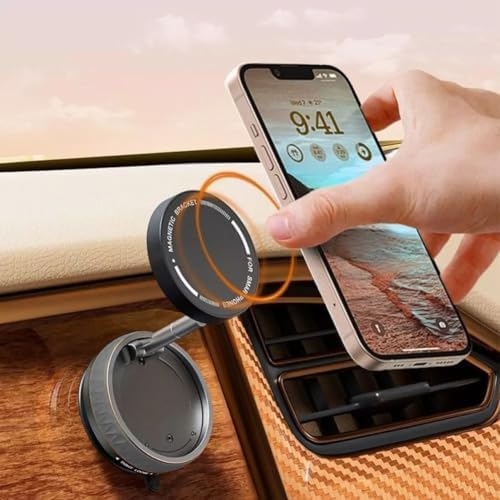 Kablosuz Araç İçi Cep Telefonu Tutucu Araç içi Montaj Süper Güçlü Vakumlu Manyetik Telefon Tutucu K10B - Görsel 3