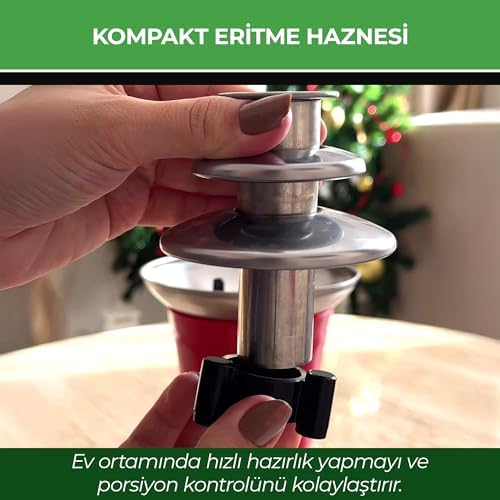 KCF-5941 Çikolata Çeşmesi ve Fondü Makinesi – 2 Isı Seviyesi, Kolay Temizlik, Eğlenceli Sunum Keyfi
