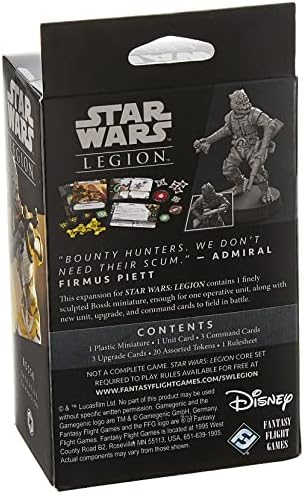 Atomic Mass Games Fantasy Flight -Fantezi Uçuş Oyunları FFGSWL38 Yıldız Savaşları Legion: Bossk Operatif Genişleme, Karışık Renkler - Görsel 3