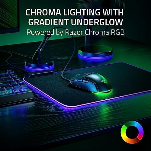 Razer Cobra Kablolu Oyun Faresi: 58g Hafif Tasarım - Gen-3 Optik Anahtarlar - Underglow ile Chroma RGB Aydınlatma - Hassas 8500 DPI Optik Sensör -% 100 PTFE Fare Ayakları - Speedflex Kablo - Siyah - Görsel 2