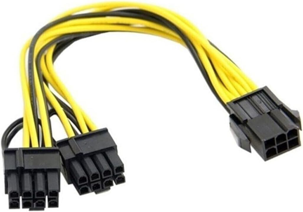 Pci e 8 Pin (6+2) 2X Pci-e Ekran Kartı Power Çoklayıcı Kablosu 4302 - Görsel 2