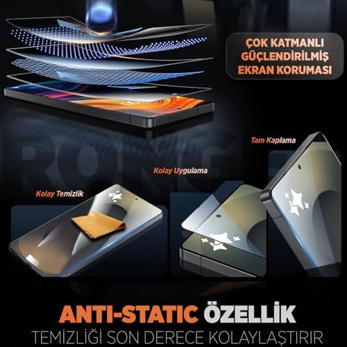 Galaxy A37 için Ekran Koruyucu 9H Sertlikte Anti-Static Temperli Cam A 37 Koruma Görüntü Kalitesini ve Dokunmatiği Etkilemeyen Çizilme ve Darbelere Karşı A37 Ekran Koruyucu - Görsel 2