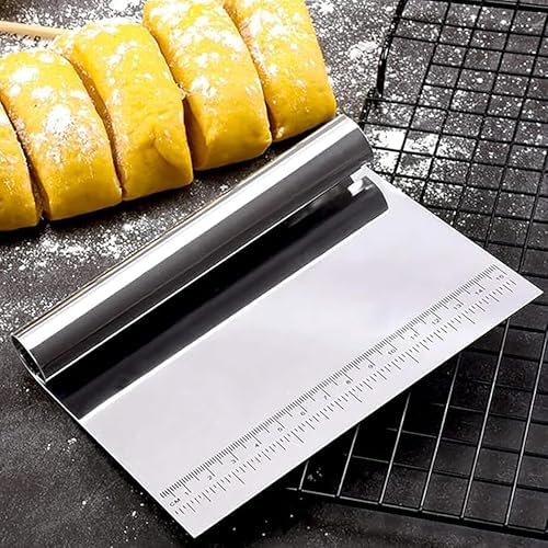 Alternative view of Metal Pasta Kesici ve Ölçekli Hamur Kazıyıcı, Paslanmaz Çelik