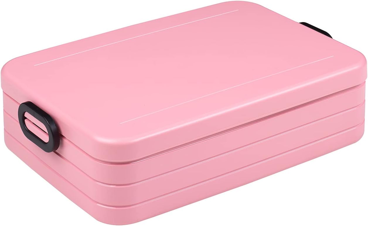 Rosti Lunchbox Take A Break Large A, plastik, Nordic pembe, 25,5 x 17 x 6,5 cm - Görsel 3