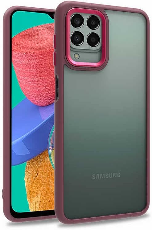 Alternative view of Galaxy M33 Kılıf Arkası Şeffaf Kenar Korumalı Silikon Flora