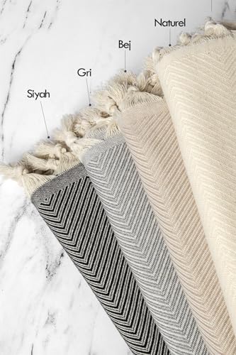 Alternative view of DENİZLİ CONCEPT Trendy Koltuk Örtüsü Siyah 170 x 300