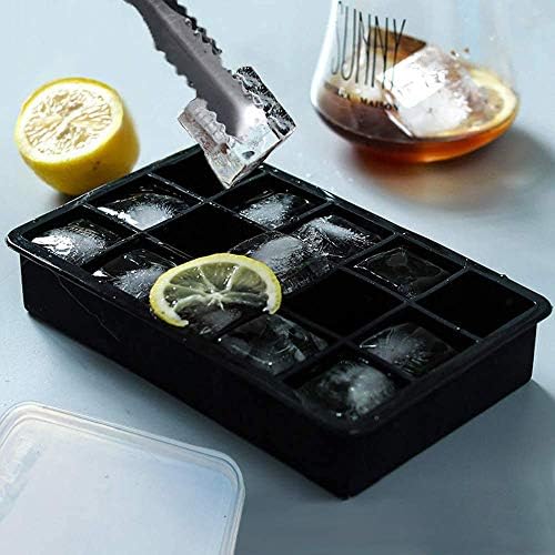 15 Bölmeli Silikon Buz Kalıbı – Kolay Çıkarma, BPA Free, Büyük Küp Buzluk Tepsisi, Ev, Kokteyl ve İçecekler İçin Buz Küpü Kalıbı, Dondurucu Dondurma Kalıbı, Buz Kalıpları (1 Adet) - Görsel 3