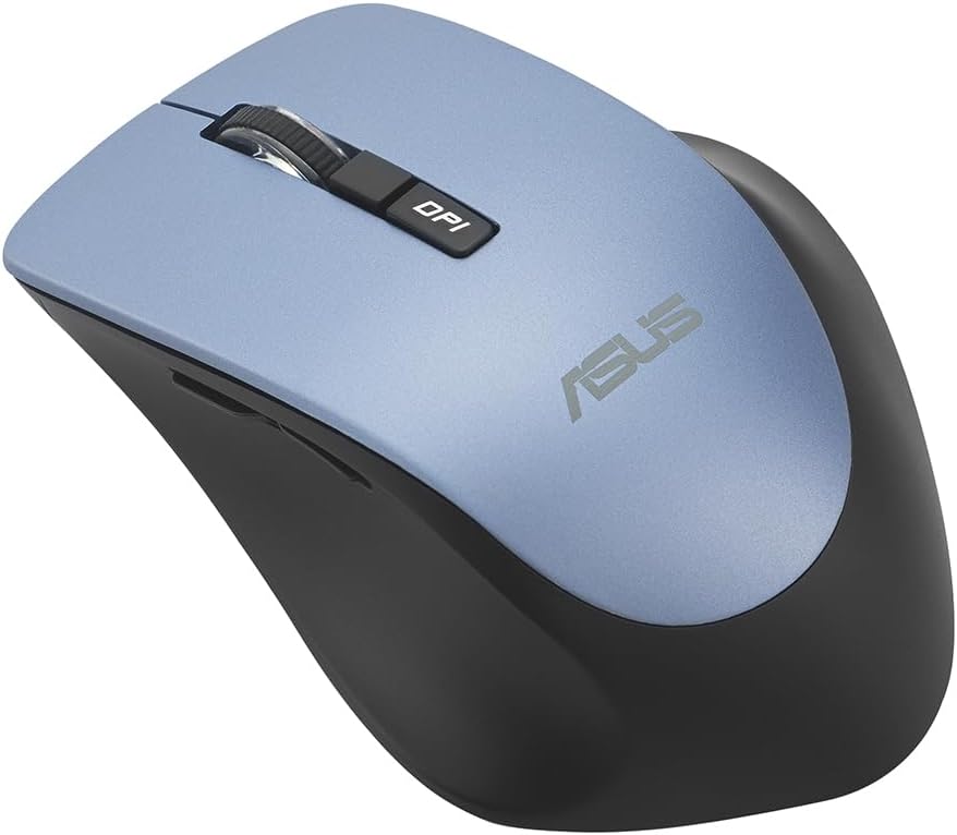 Alternative view of ASUS WT425 SİYAH-MAVİ (mist blue) KABLOSUZ MOUSE 1000dpi ve 1600dpi Modları ile
