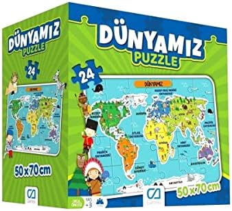 Dünyamiz Eğitici Puzzle