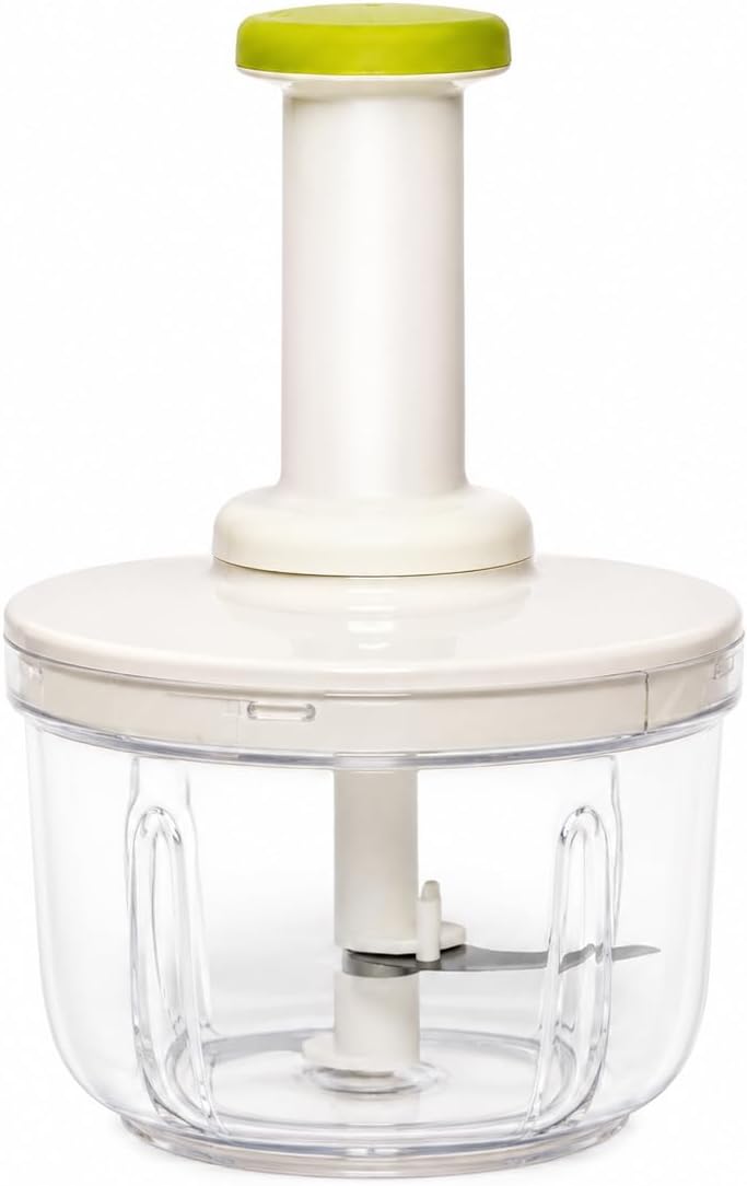 Basmalı Rondo Doğrayıcı, 1500 ml Kapasiteli, Şeffaf Hazne, Paslanmaz Çelik Bıçak, BPA İçermez, - Görsel 3