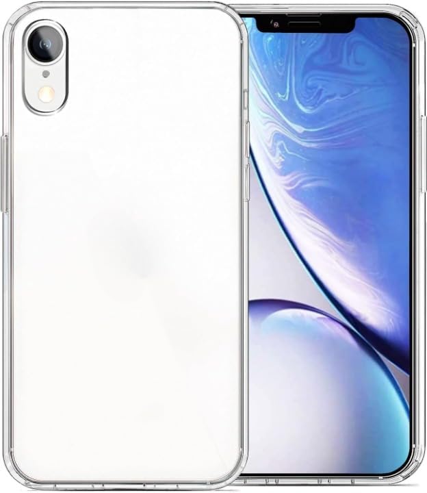 Alternative view of ile uyumlu Şeffaf Clear Silikon Yüksek Kalite Darbeye Dayanıklı Şık Telefon Kılıfı (iPhone XR)