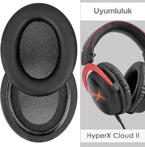 Hyper X Cloud 3/2 / 1 ve Cloud Alpha için Suni Deri Kulaklık Pedi Yüksek Kaliteli Materyal Kulaklık Süngeri - Görsel 3