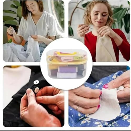 Mini Dikiş Seti – Taşınabilir Dikiş ve Onarım Kutusu | Ev, Seyahat ve Acil Tamir İçin Pratik Çözüm - Görsel 3