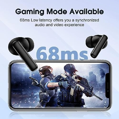 Alternative view of QCY T13 Anc 4 Mikrofon Bluetooth 5.3 Kablosuz Kulaklık Siyah Aktif Gürültü Engelleyici