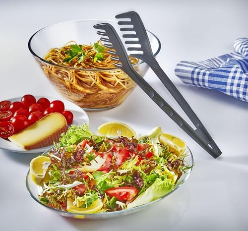 Alternative view of Pratik Yanmaz Yapışmaz Yüksek Isıya Dayanıklı Sert Plastik Makarna ve Salata Servis Maşası