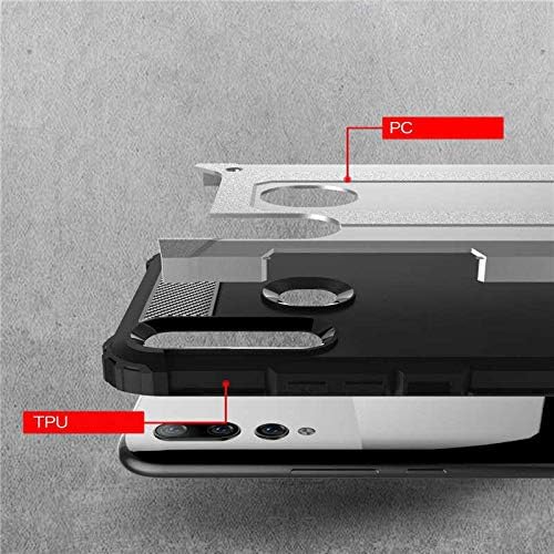 Alternative view of Y9 Prime 2019 / Y9 2019 / P Smart Z ile uyumlu Çİft Katman Koruyucu Crash Military Tank Kılıf - Rose Gold
