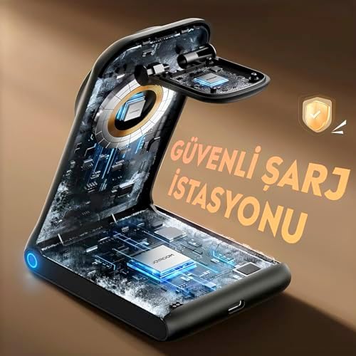 Alternative view of W15 3in 1 Katlanabilir Çoklu Masaüstü Kablosuz Şarj Standı