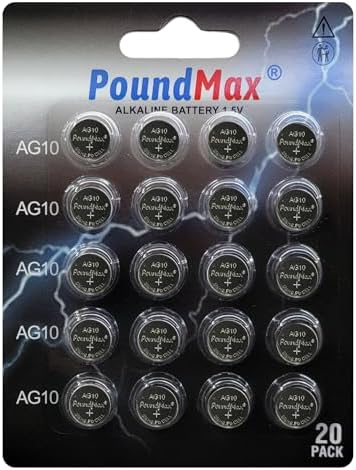 Alternative view of 20 x PoundMax AG10 Düğme Hücresi LR1130 1,5V, Alkalin Pil