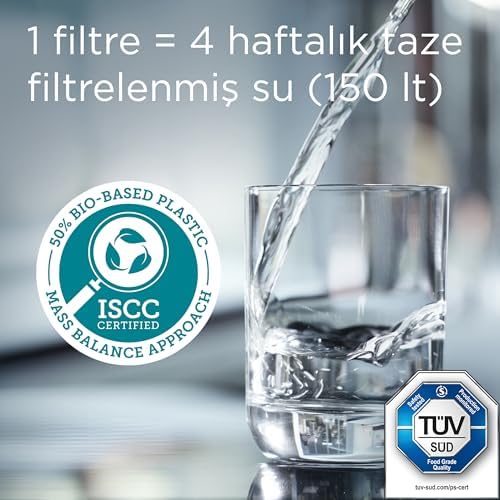 Marella XL 3x MAXTRA PRO Pure Performance Filtreli Su Arıtma Sürahisi - Mavi (3,5L) - Görsel 3