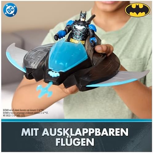 Spin Master DC Comics Batman Ninja Batwing Kurşun Blaster + 15 cm Aksiyon Figürü 4 yaş ve üzeri çocuklar için