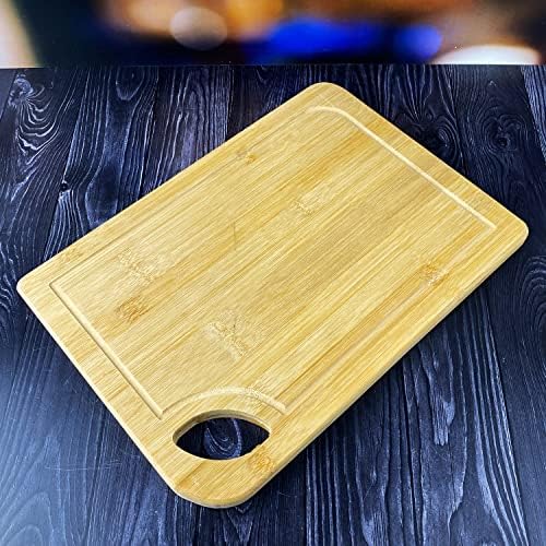 Bambu Kesme Tahtası Antibakteriel Yıkanabilir Doğrama Tahtası Dikdörtgen 34x24cm - B.EK-163 - Görsel 3