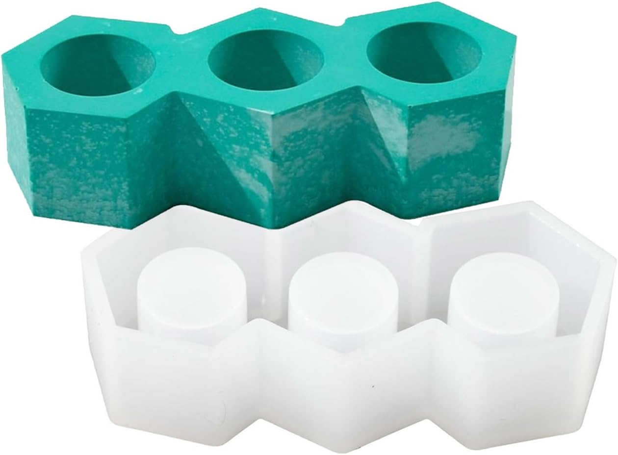 Alternative view of Mum Silikon Kalıbı Epoksi Reçine Kalıbı, Beyaz, 8x4x2 cm