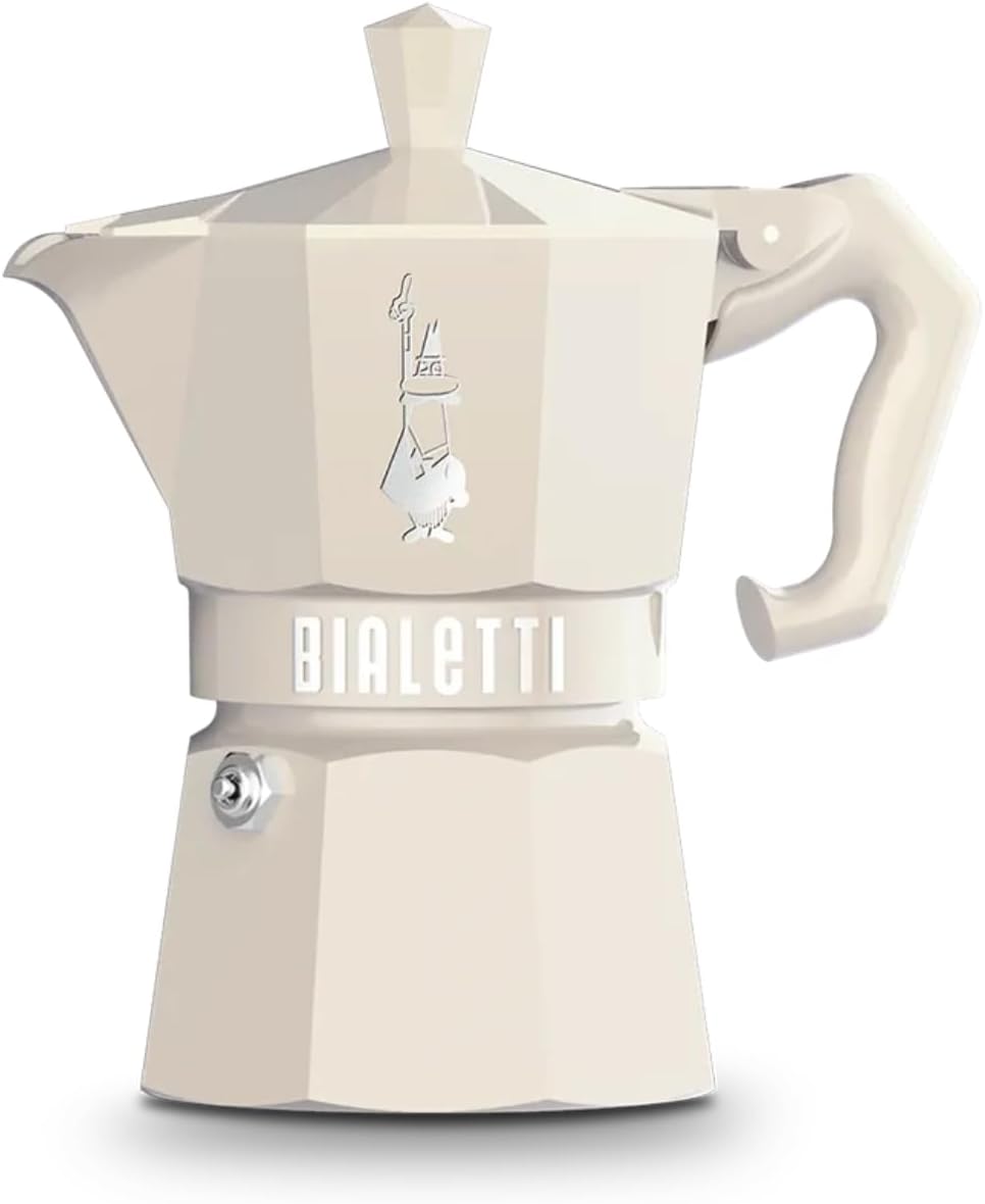- Moka Exclusive: 3 Cups Ocak Üstü Espresso Pişirici - 130ml - Krem Renk - Alüminyum Gövde - Patentli Güvenlik Valfi - Tüm Ocak Türleri İçin Uygundur (İndüksiyon Hariç) - Görsel 3