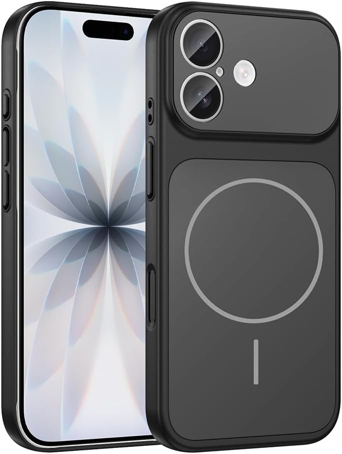 Spia Apple iPhone 17 ile Uyumlu Kılıf Siyah Sorm Kablosuz Şarj Özellikli Kapak (Apple iPhone 17 ile Uyumlu, Siyah)