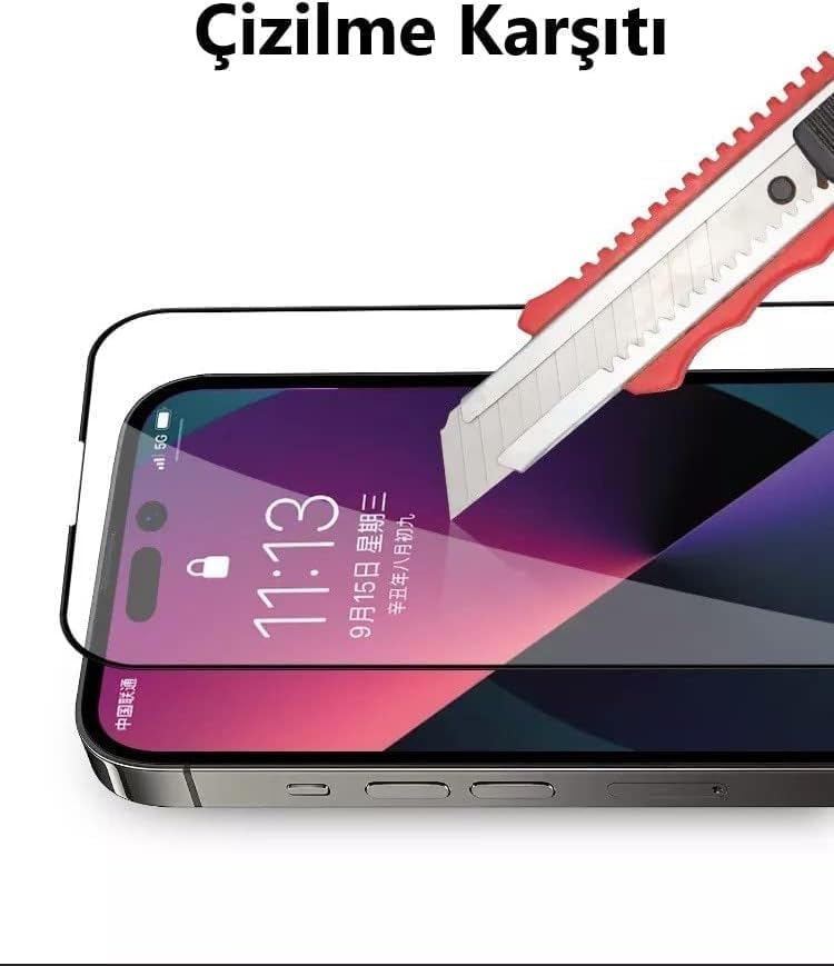 iPhone 16 Pro için Ekran Koruyucu ESD Antistatik Toz Tutmayan Tam Kaplayan Toz Korumalı Parmak İzi Karşıtı 9H Premium Temperli Apple iPhone 16 Pro için Kırılmaz Cam 9D Ekran Koruyucu - Görsel 3