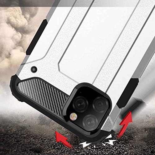 Alternative view of Apple iPhone 11 Pro ile Uyumlu Kılıf Çİft Katman Koruyucu Crash Military Tank Kılıf - Mavi