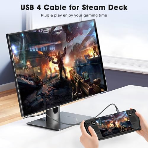 Alternative view of FAST USB 4.0 40Gbps, 240W, 8K60Hz USB4.0 USB-C Kablosu 1.5 Metre Gri KLV-1.5