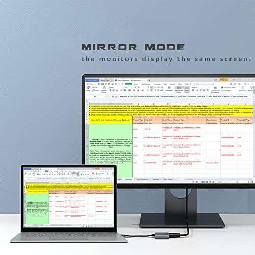 Mindorlen Monitör için USB C - HDMI Adaptörü, MacBook pro için 4K HDMI - USB C Dizüstü Bağlantı İstasyonları, iPad air için USB Tip C - HDMI Kablosu, Chromebook XPS TV vb için USBC'den HDMI Dongle'a - Görsel 2