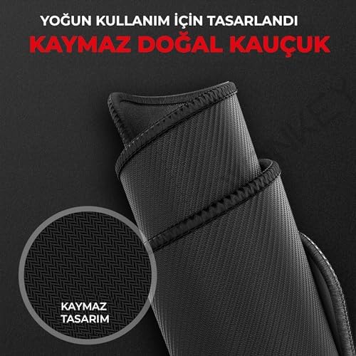 WONKEY PRO - Dikişli Mouse Pad Gaming, Oyuncu Gamer Mousepad, Ofis Tipi Mouse Ped, Orta Boy Fare Altlığı, Gaming Mouse Pad (32x24 cm - M)